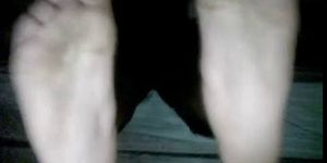 Straight guys feet on webcam #132
