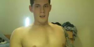 cute guy busting a load