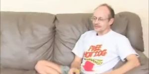 Teen is interviewed with one sleazy old man PART1