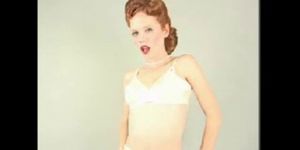 all natural redhead porn star in pin up dita style ling