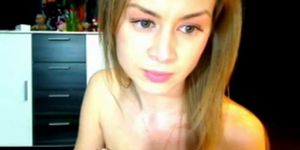 beautiful blonde teen with perfect body webcam