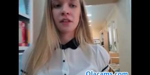 Young blonde live on webcam library