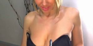 Mary Brekston In Black Bra Tease And Play