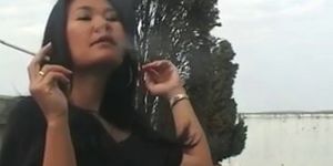Hot Asian Smoking Blowjob