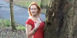 Alana Smith Flashing - British teen pussy in the park