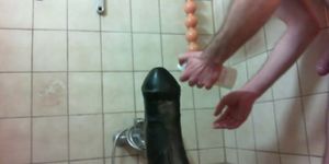 Anal Fucking My Enigma Monster Dildo