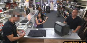 Cuban chick sells her TV and ripped good by horny pawn 