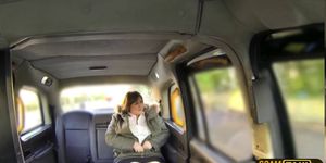 Chubby hot chick gets fucked in the cab for the first t