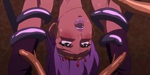 Caught busty anime ghetto hard drilled by monster tenta