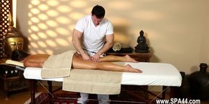 Poor babes fucked hard in special masseur 