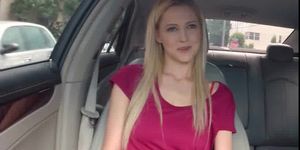 Tit flashing blonde is up for a nasty sex ride