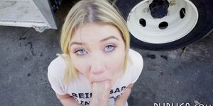 Hot Czech babe gets screwed by stranger for some money