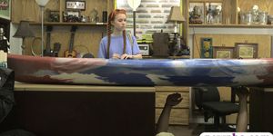 Redhead teen sells her canoe and smashed by pawn keeper
