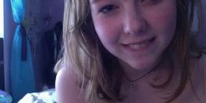 naughty shy 18yo babe fingering first time on cam