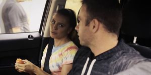 BF watch his GF get brutally fisted by border patrol (Tommy Pistol, Chad White, Adriana Chechik)