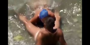 Mom caught sucking a dick in the surf