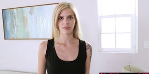 Megan Holly lets stepbro plows her pussy from behind