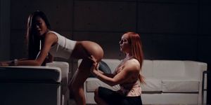 Dani Jensen spreads Vina Skys legs and licks pussy
