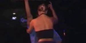 male strippers disrobe female audience members