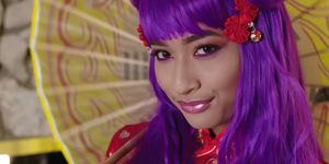 Hot Asian Princess Avery Black Bounces on The Studs Dic