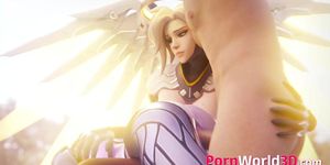 3D Compilation of Widowmaker with Perfect Body Fuck in 