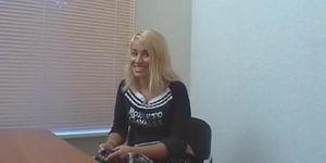 Cute russian blonde sophie gets hammered