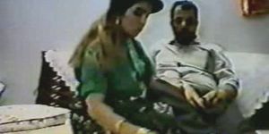 Vintage arab amateur couple make hard homemade anal
