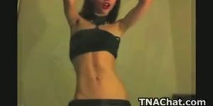 Skinny Cam Slut Dancing