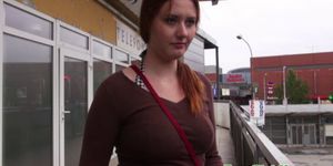 Plumper redhead amateur flashing for us