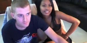 Young Interracial Couple Suck and Fuck