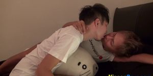 Toy fucked asian twink