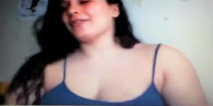 big ass chubby teen get naked for me on webcam part 2