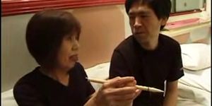 63yr old Japanese Granny Loves Younger Dick (Uncensored