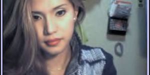Asian girl stripped on webcam