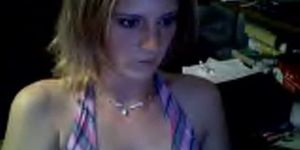 Teenage cutie on webcam