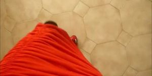 Jessykyna - red dress pantyhose