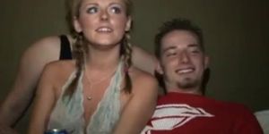 red head college girl fuck at the party