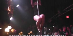Stripper Pole Contest at a Normal Night Club