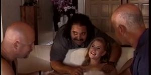 Old guy watches as his wife gets her pussy licked by Ro (Ron Jeremy)