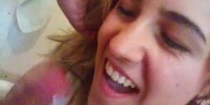 Brazilian Teen Blonde Blowjob Cum In Mouth Swallow