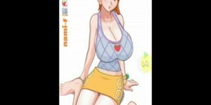 Nami (One Piece) 3 random hentai sex games in 1