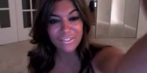 Sexy latina milf naked on webcam