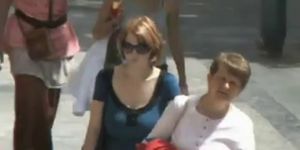 Busty Babes Caught in Streets