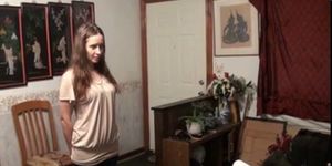 girl is lectured and otk spanked
