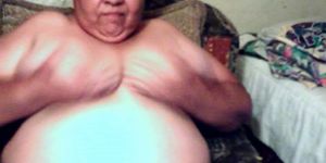 Mexican Fat Granny on Web Cam