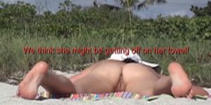 Voyeurchamp.com Nude Beach #23 MILF Tanning & Teasi