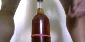 Bojjle of wine anal