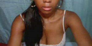 Hot Black Girl Body on Webcam