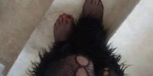 Turkish cdpelinsu- Sexy Red Nail Feet And Ass
