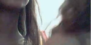 Two girls in webcam